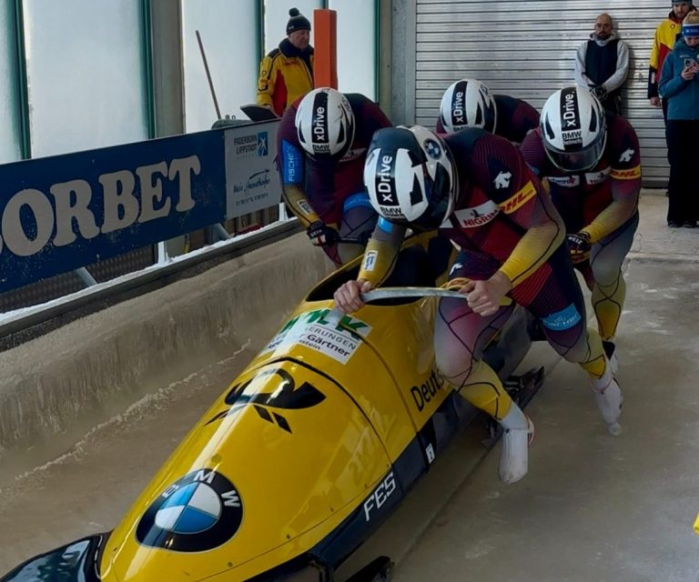 Bobteam Klein Winterberg 4er-Bobstart
